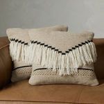 Product Image 4 for Davi Pillow Grey With Fringe from Four Hands