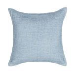 Product Image 1 for Solstice Chambray Blue Belgian Linen Throw Pillow from Classic Home