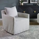 Product Image 6 for Welland Gray Swivel Chair from Uttermost