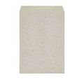 Solid back side of Carson Ivory Terrazzo table showing consistent terrazzo finish without openings