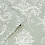 Product Image 1 for Laura Ashley Josette Sage Green Wallpaper from Graham & Brown