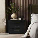 Product Image 13 for Suki Large Black Textured Wood Nightstand from Four Hands