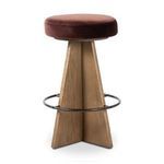 Product Image 2 for Damon Surrey Plum Swivel Bar + Counter Stool from Four Hands