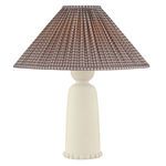 Product Image 1 for Rhea Table Lamp With Gingham Brown Shade from Mitzi