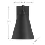 Product Image 6 for Ryder 1-Light Outdoor Wall Lantern in Matte Black from Savoy House 
