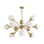 Product Image 7 for Augustus Antique Gold Brass Steel Chandelier from Arteriors