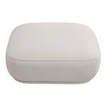 Top view of Marion Square Ottoman highlighting the soft rounded corners and piped edge