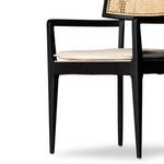 Product Image 11 for Britt Black Cane Dining Armchair - Brushed Ebony from Four Hands