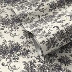 Product Image 1 for Fallingbrook Black I Wallpaper by FH Art Studio from Four Hands