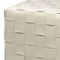 Product Image 3 for Woven Leather Ottoman from Jamie Young