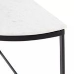 Product Image 4 for Mueller Demilune Polished White Marble from Four Hands