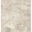 Abstract gray and ivory Brixt area rug with carved-like texture in a neutral, vintage-inspired pattern