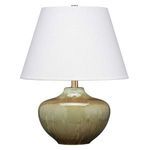 Product Image 1 for Monroe Olive Green Ceramic Table Lamp from Jamie Young
