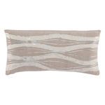 Product Image 2 for Fortuna Taupe/ Ivory Stripe  Throw Pillow 10X21 inch from Jaipur 