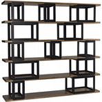 Product Image 4 for Fargo Bookcase, Dark Walnut And Metal from Noir