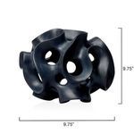 Product Image 7 for Black Resin Ribbon Sphere from Jamie Young