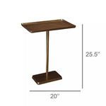 Product Image 2 for Buren Side Table, Brass from Homart
