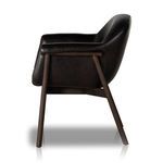 Product Image 4 for Sora Black Leather Dining Armchair from Four Hands