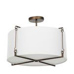 Product Image 3 for Theresa Matte Bronze Semi-Flush Mount from Gabby