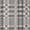 Full view of Rainier Ivory / Pebble Rug laid flat showing overall neutral geometric checker pattern.