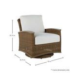 Product Image 8 for Astoria Resin Wicker Outdoor Swivel Glider Chair from Summer Classics
