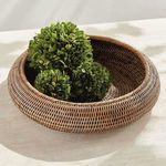 Product Image 7 for Burma Rattan Shallow Display Bowls, Set Of 2 from Napa Home And Garden
