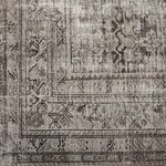 Macro detail of intricate vintage-style lines and subtle color variations in beige and brown