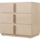 Westwood nightstand angled view showing side panel with consistent quartered oak veneer texture