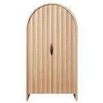 Product Image 10 for Finley Fluted Arched Pale Oak Cabinet from Jamie Young