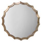 Product Image 1 for Round Scalloped Mirror from Jamie Young