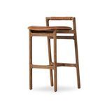 Product Image 15 for Baden Haven Tobacco Leather Bar Stool from Four Hands