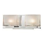 Product Image 1 for Chiseled Glass Collection 2 Light Bath In Polished Chrome from Elk Lighting
