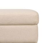 Product Image 2 for Alec Upholstered Antwerp Natural Storage Ottoman from Four Hands