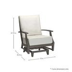 Product Image 4 for Croquet Aluminum Spring Lounge from Summer Classics