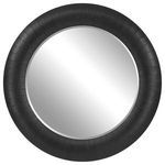 Product Image 1 for Stockade Black Round Mirror from Uttermost