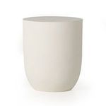 Product Image 1 for Basil Outdoor Matte White Cast Aluminum Drink Table from Four Hands