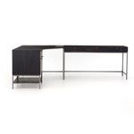 Product Image 13 for Trey Black Wash Poplar Desk System with Filing Cabinet from Four Hands