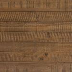 Front-facing view of darker-stained Wyeth 3 Drawer Dresser variant with enhanced grain contrast