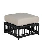 Product Image 8 for Newport Burlap Woven Ottoman from Summer Classics