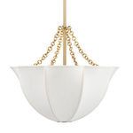 Product Image 1 for Aire Small Off-White Linen Chandelier from Jamie Young