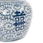 Product Image 8 for Blue & White Double Happiness Floral Lidded Jar from Legend of Asia