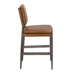 Product Image 3 for Wooster Cuba Brown Leather Counter Chair from Noir