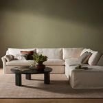 Product Image 2 for Delray 4 Piece Slipcover Sectional With Ottoman from Four Hands