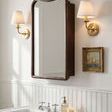 Product Image 5 for Archer Arched Dark Wood Medicine Cabinet from Cooper Classics