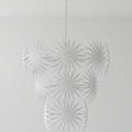 Product Image 14 for Bismarkia Large White Chandelier from Currey & Company