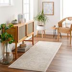 Product Image 3 for Avant Garde Woven Light Beige / Denim Rug - 2'7" x 7'3" from Surya