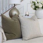 Product Image 3 for Olive Velvet Pillow Cover from Hackner Home