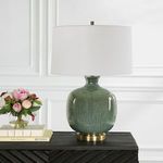 Product Image 3 for Nataly Aged Green Table Lamp from Uttermost