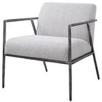Product Image 3 for Brisbane Light Gray Accent Chair from Uttermost