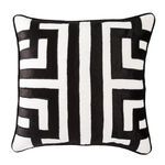 Product Image 4 for Ordella White/ Black Geometric Down Throw Pillow from Jaipur 